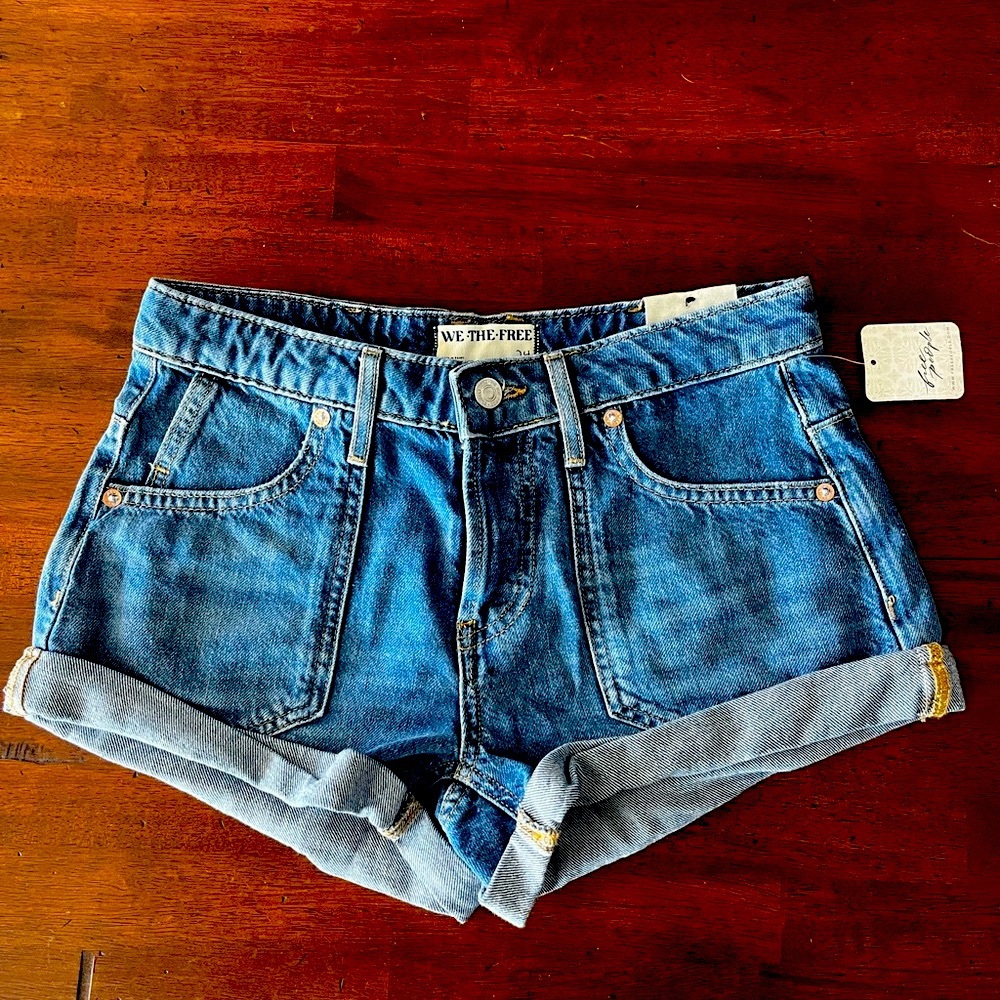 NWT Free People Jean Shorts
